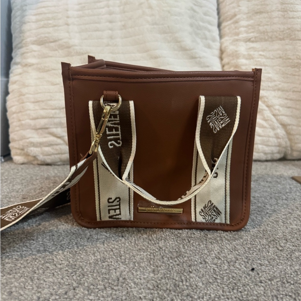 Brown Steven Madden Mini Tote Bag